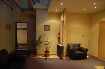 Фото номера Двухместный номер с 1 кроватью или 2 отдельными кроватями Отель Cafe Hotel Rudzons г. Мадона 15